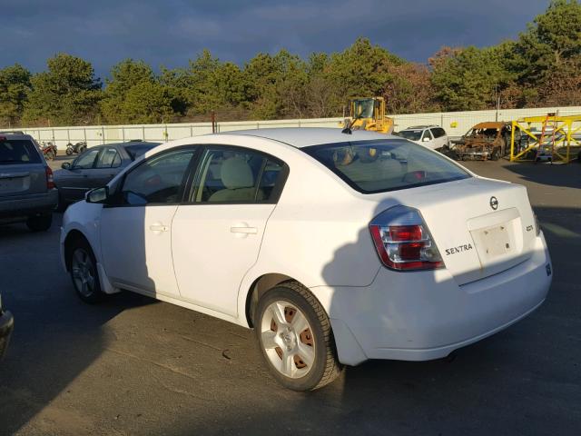 3N1AB61E37L609644 - 2007 NISSAN SENTRA 2.0 WHITE photo 3