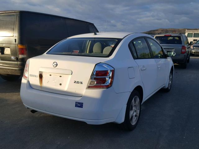 3N1AB61E37L609644 - 2007 NISSAN SENTRA 2.0 WHITE photo 4