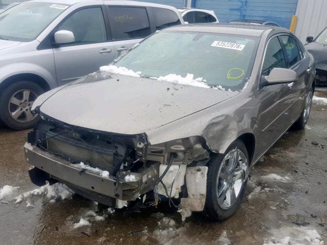 1G1ZD5EU5CF338265 - 2012 CHEVROLET MALIBU 2LT BROWN photo 2