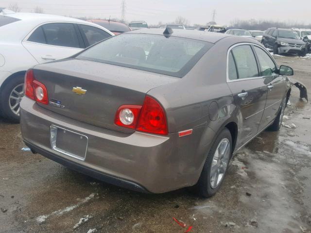 1G1ZD5EU5CF338265 - 2012 CHEVROLET MALIBU 2LT BROWN photo 4