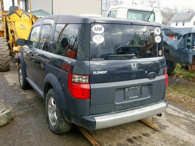 5J6YH28675L020763 - 2005 HONDA ELEMENT EX BLACK photo 3