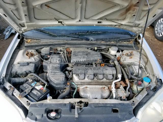 1HGES25873L017294 - 2003 HONDA CIVIC EX SILVER photo 7