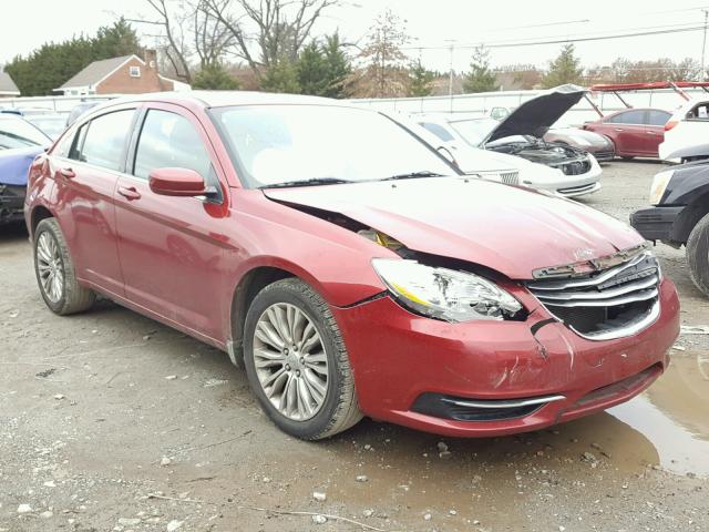 1C3CCBAB5CN154375 - 2012 CHRYSLER 200 LX RED photo 1