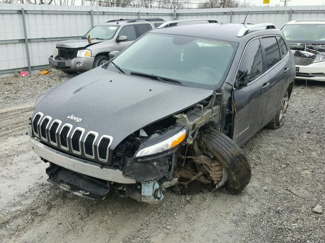 1C4PJMCB8FW691364 - 2015 JEEP CHEROKEE L CHARCOAL photo 2