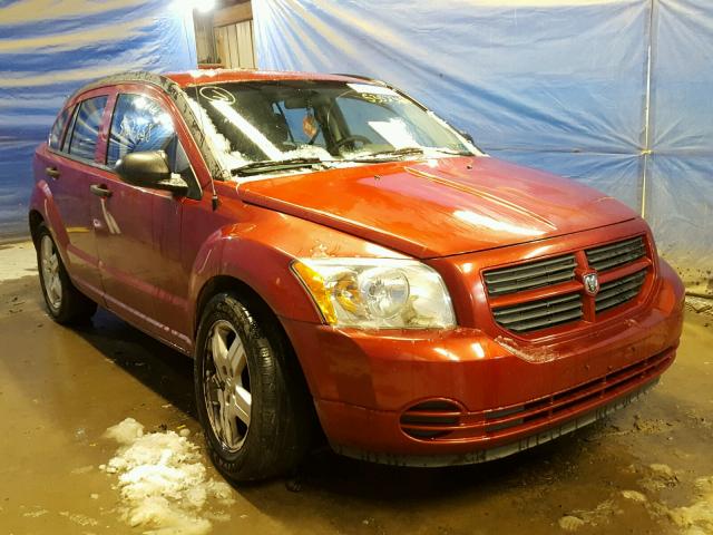 1B3HB28B18D666045 - 2008 DODGE CALIBER RED photo 1