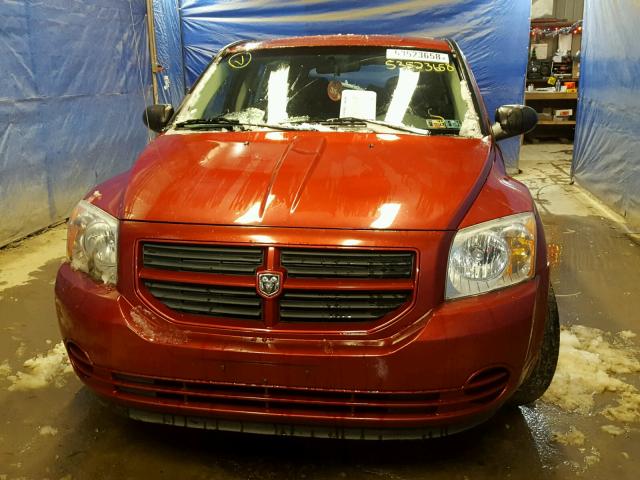 1B3HB28B18D666045 - 2008 DODGE CALIBER RED photo 9