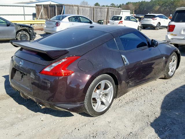 JN1AZ4EH4AM500546 - 2010 NISSAN 370Z BURGUNDY photo 4