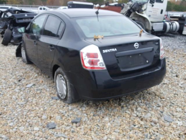 3N1AB61E59L637495 - 2009 NISSAN SENTRA 2.0 BLACK photo 3