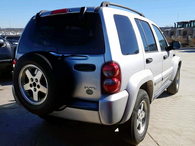 1J4GK38K75W640429 - 2005 JEEP LIBERTY RE SILVER photo 4