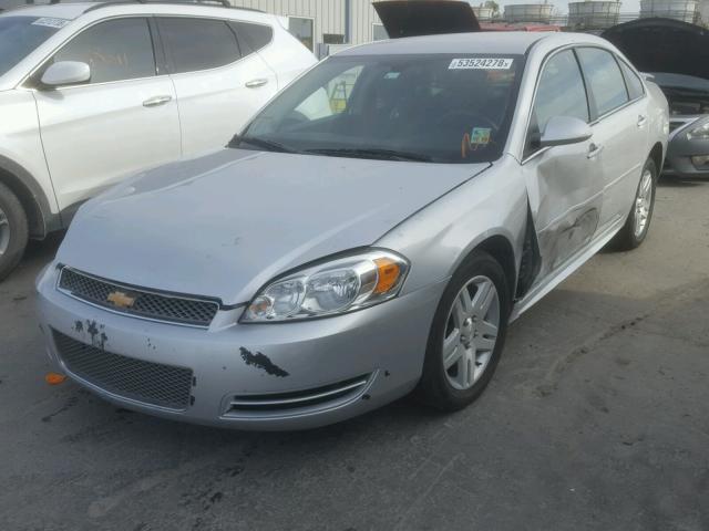 2G1WB5E33G1163401 - 2016 CHEVROLET IMPALA LIM SILVER photo 2