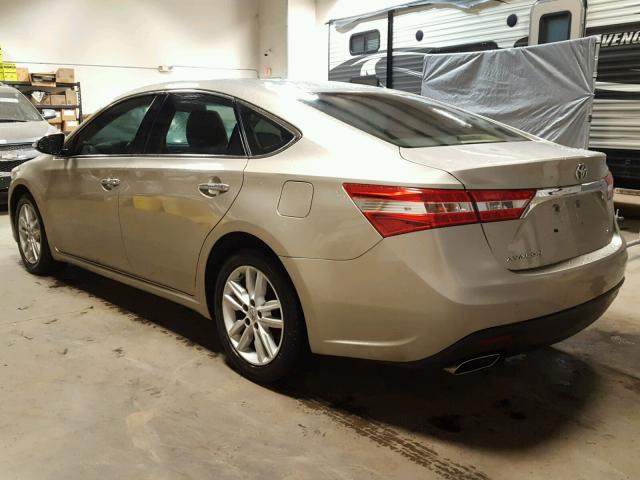 4T1BK1EB5DU075662 - 2013 TOYOTA AVALON BAS 金色 照片 3