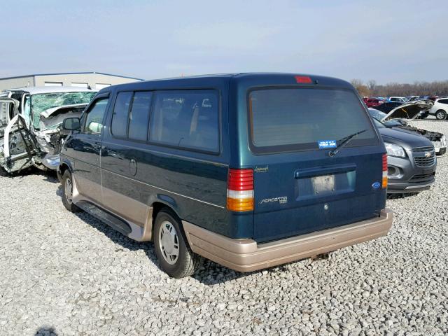 1FMDA41X5SZC23193 - 1995 FORD AEROSTAR GREEN photo 3