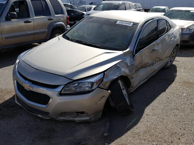 1G11B5SL8FF350588 - 2015 CHEVROLET MALIBU LS 金色 照片 2