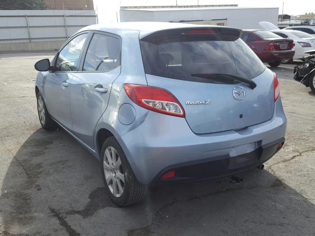 JM1DE1LZ7D0163186 - 2013 MAZDA MAZDA2 BLUE photo 3