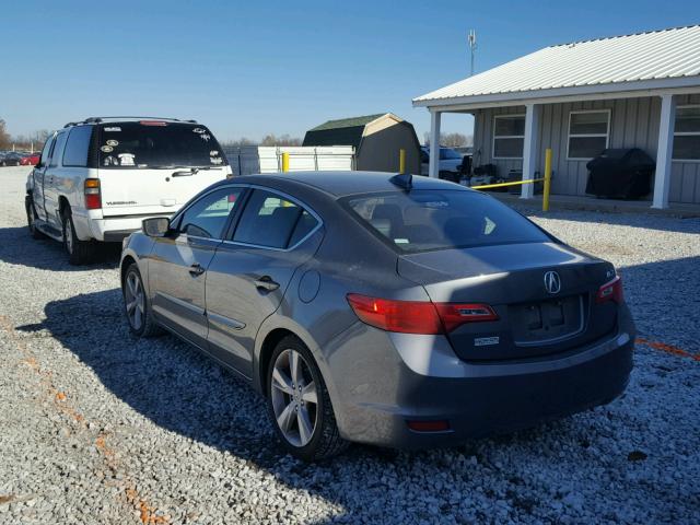 19VDE1F74DE006449 - 2013 ACURA ILX 20 TEC GRAY photo 3