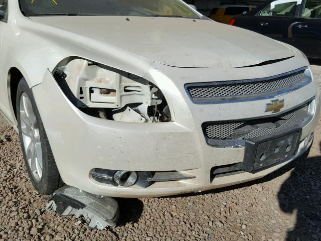 1G1ZE5E1XBF394249 - 2011 CHEVROLET MALIBU LTZ თეთრი ფოტო 9