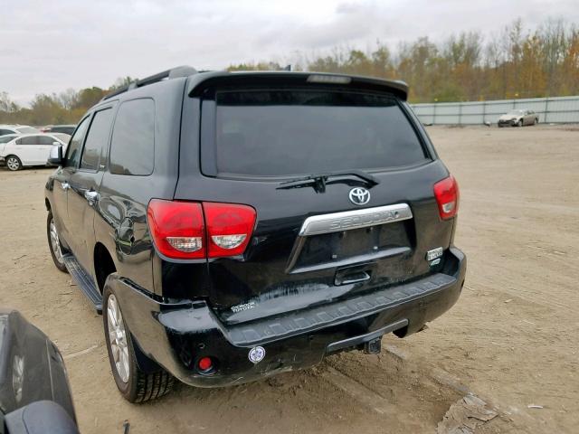 5TDDW5G1XBS047239 - 2011 TOYOTA SEQUOIA PL BLACK photo 3