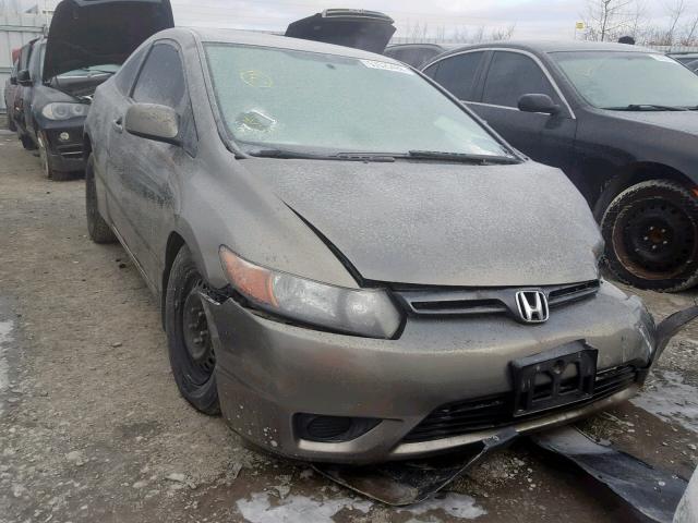 2HGFG12938H013826 - 2008 HONDA CIVIC EXL GRAY photo 1