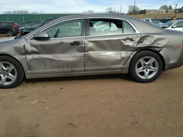 1G1ZC5EBXAF103231 - 2010 CHEVROLET MALIBU 1LT CHARCOAL photo 9