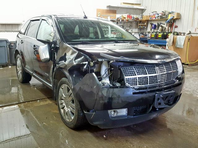 2LMDU88CX8BJ17307 - 2008 LINCOLN MKX BLACK photo 1