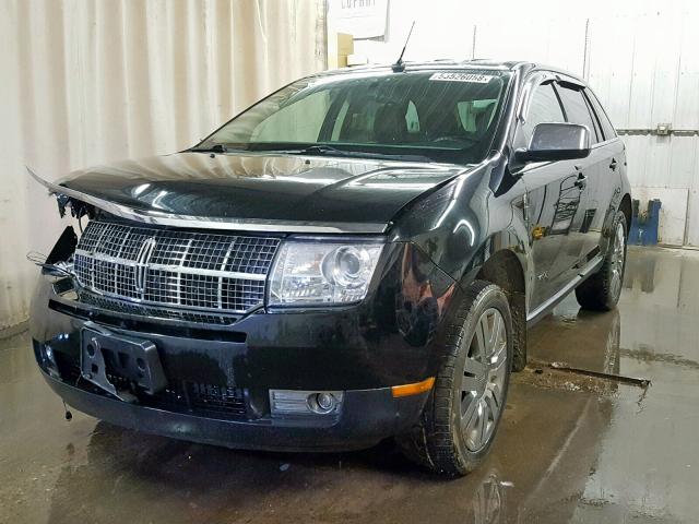 2LMDU88CX8BJ17307 - 2008 LINCOLN MKX BLACK photo 2