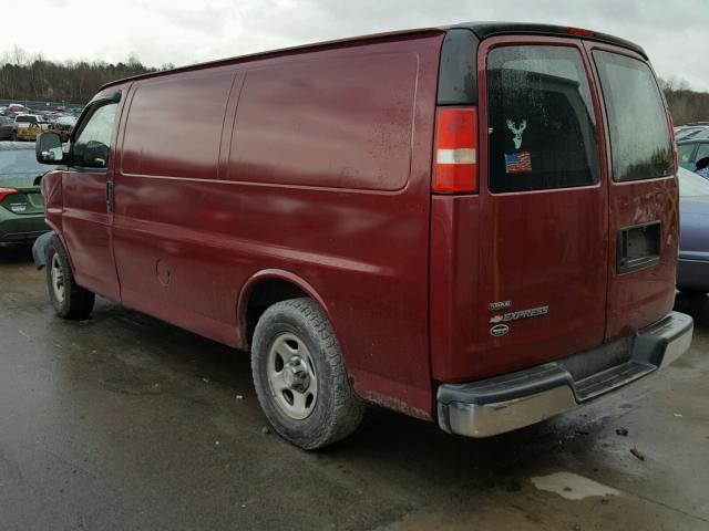 1GCFG15Z671116567 - 2007 CHEVROLET EXPRESS G1 BURGUNDY photo 3