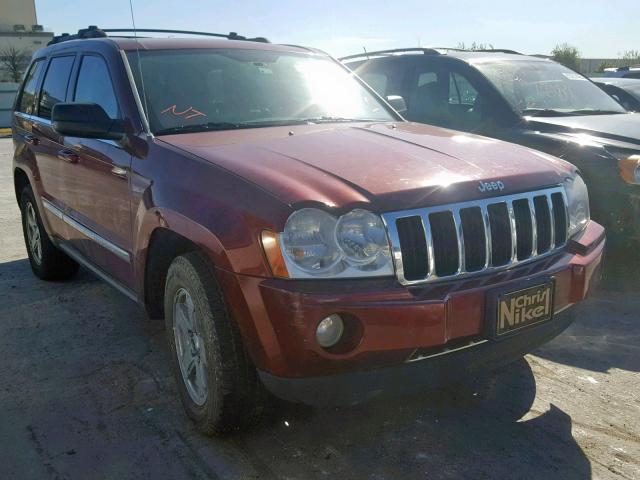 1J8HR58247C509375 - 2007 JEEP GRAND CHER MAROON photo 1