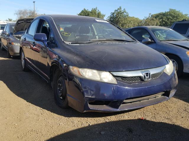 19XFA1F64BE030430 - 2011 HONDA CIVIC LX-S BLUE photo 1