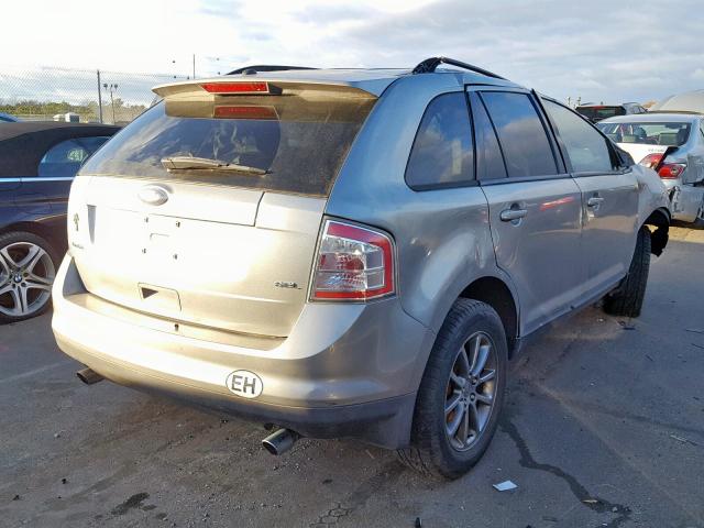 2FMDK38C58BB42006 - 2008 FORD EDGE SEL GRAY photo 4