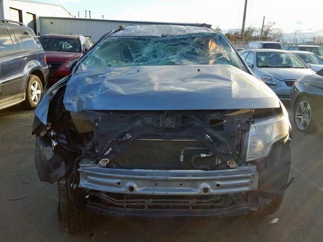 2FMDK38C58BB42006 - 2008 FORD EDGE SEL GRAY photo 7