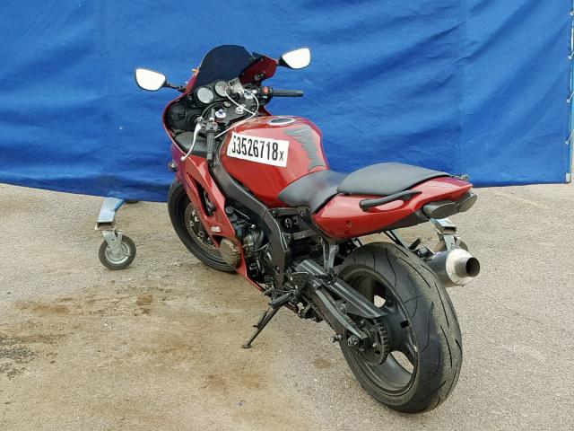 JKAZX4J147A069077 - 2007 KAWASAKI ZX600 J1 RED photo 3