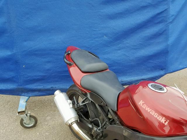 JKAZX4J147A069077 - 2007 KAWASAKI ZX600 J1 RED photo 6