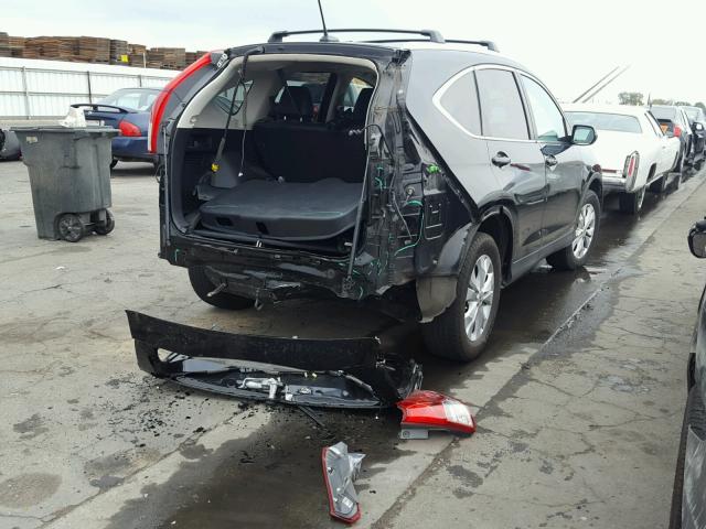 2HKRM3H75DH522629 - 2013 HONDA CR-V EXL BLACK photo 4