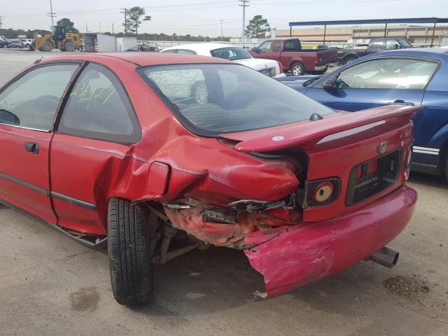 1HGEJ2129RL012983 - 1994 HONDA CIVIC DX RED photo 9