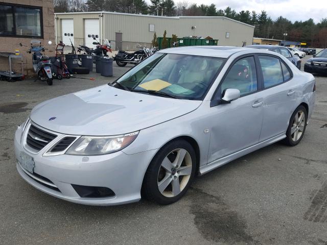 YS3FB46YX91013959 - 2009 SAAB 9-3 2.0T GRAY photo 2