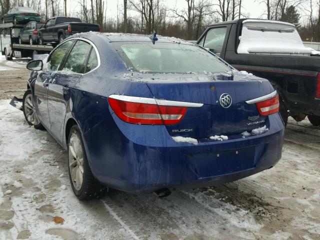 1G4PR5SK3E4102095 - 2014 BUICK VERANO CON BLUE photo 3