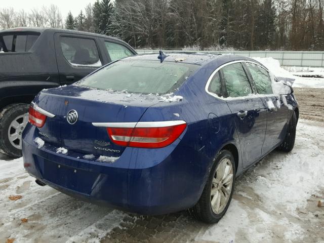 1G4PR5SK3E4102095 - 2014 BUICK VERANO CON BLUE photo 4