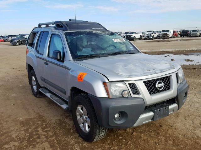 5N1AN0NW5DN814085 - 2013 NISSAN XTERRA X SILVER photo 1