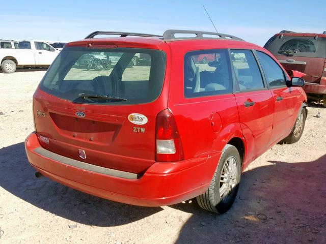 1FAHP35Z84W111749 - 2004 FORD FOCUS ZTW RED photo 4
