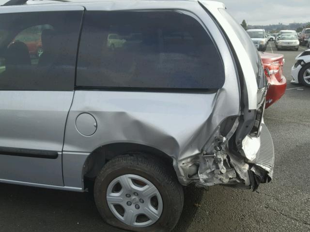 2FMZA51607BA13789 - 2007 FORD FREESTAR S SILVER photo 9