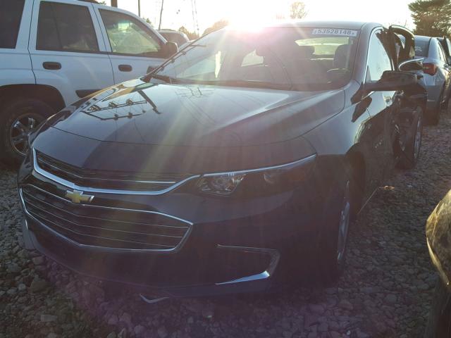 1G1ZB5ST2JF218826 - 2018 CHEVROLET MALIBU LS BLACK photo 2