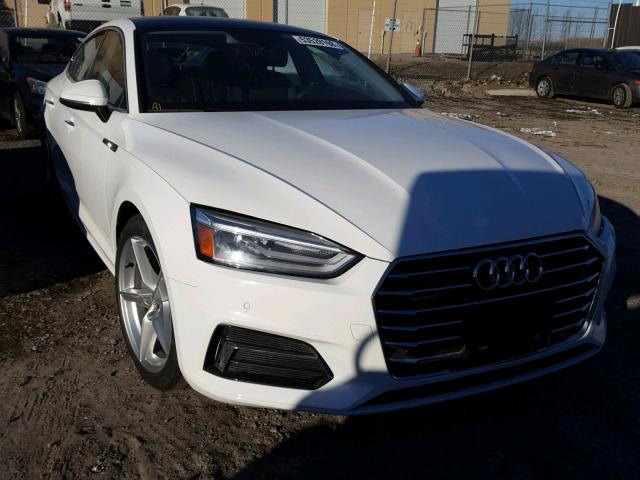 WAUANCF57JA070016 - 2018 AUDI A5 PREMIUM WHITE photo 1