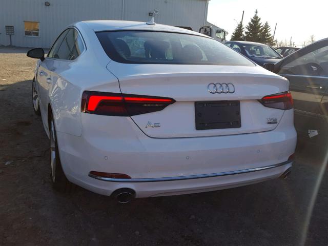 WAUANCF57JA070016 - 2018 AUDI A5 PREMIUM WHITE photo 3