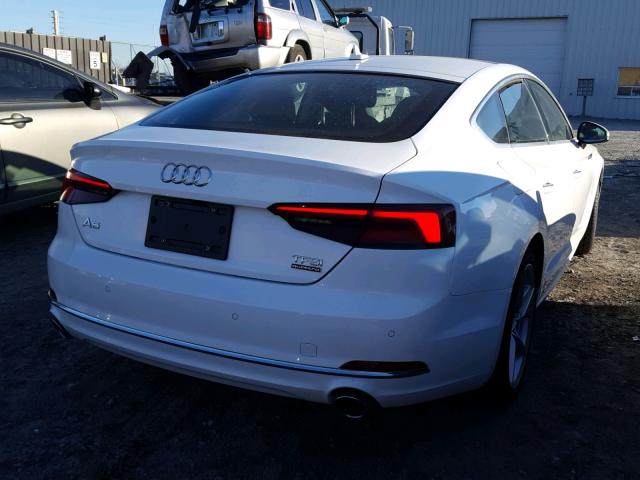 WAUANCF57JA070016 - 2018 AUDI A5 PREMIUM WHITE photo 4