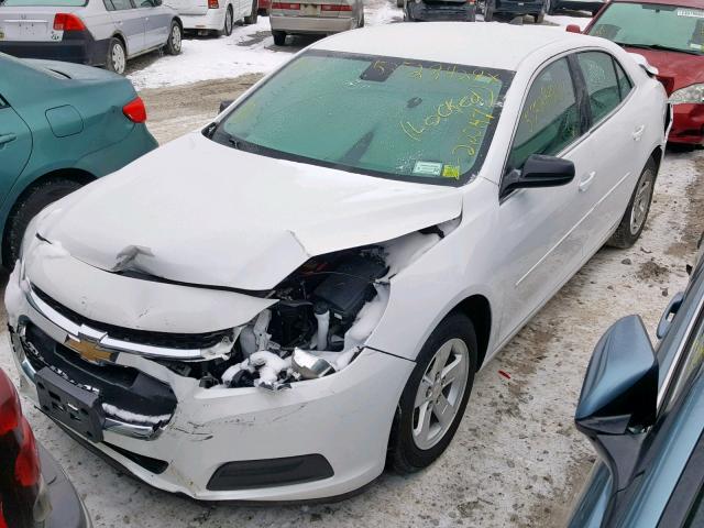 1G11B5SL8FF131162 - 2015 CHEVROLET MALIBU LS თეთრი ფოტო 2