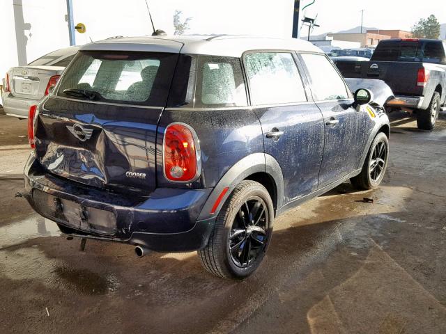 WMWZB3C56CWM04090 - 2012 MINI COOPER COU BLUE photo 4