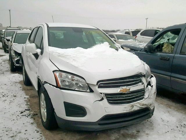 3GNCJPSB8FL255774 - 2015 CHEVROLET TRAX 1LS WHITE photo 1