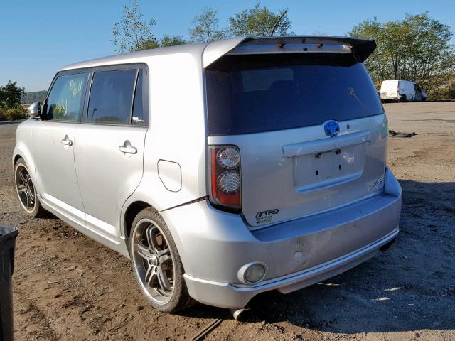 JTLKE50EX81019524 - 2008 TOYOTA SCION XB ვერცხლისფერი ფოტო 3