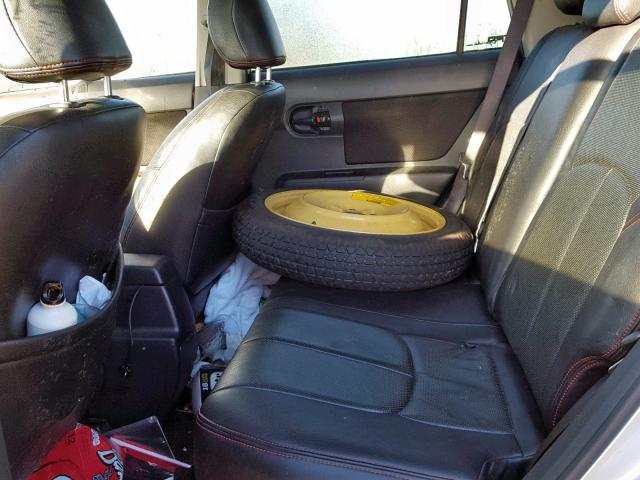 JTLKE50EX81019524 - 2008 TOYOTA SCION XB ვერცხლისფერი ფოტო 6