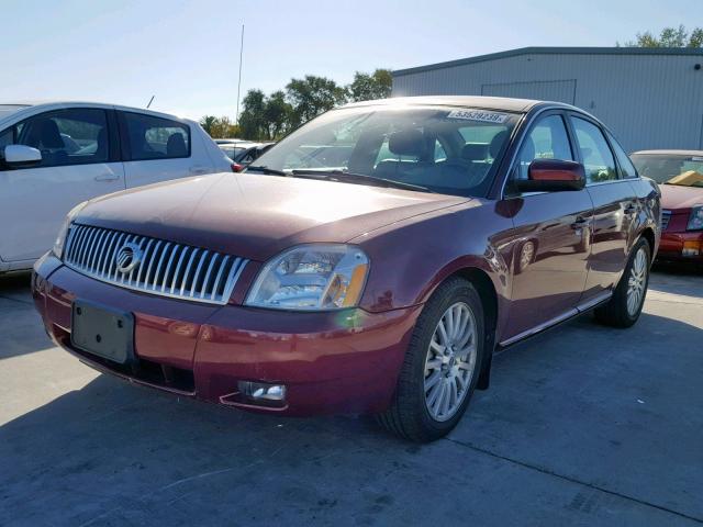 1MEHM42197G602528 - 2007 MERCURY MONTEGO PR 红色 照片 2